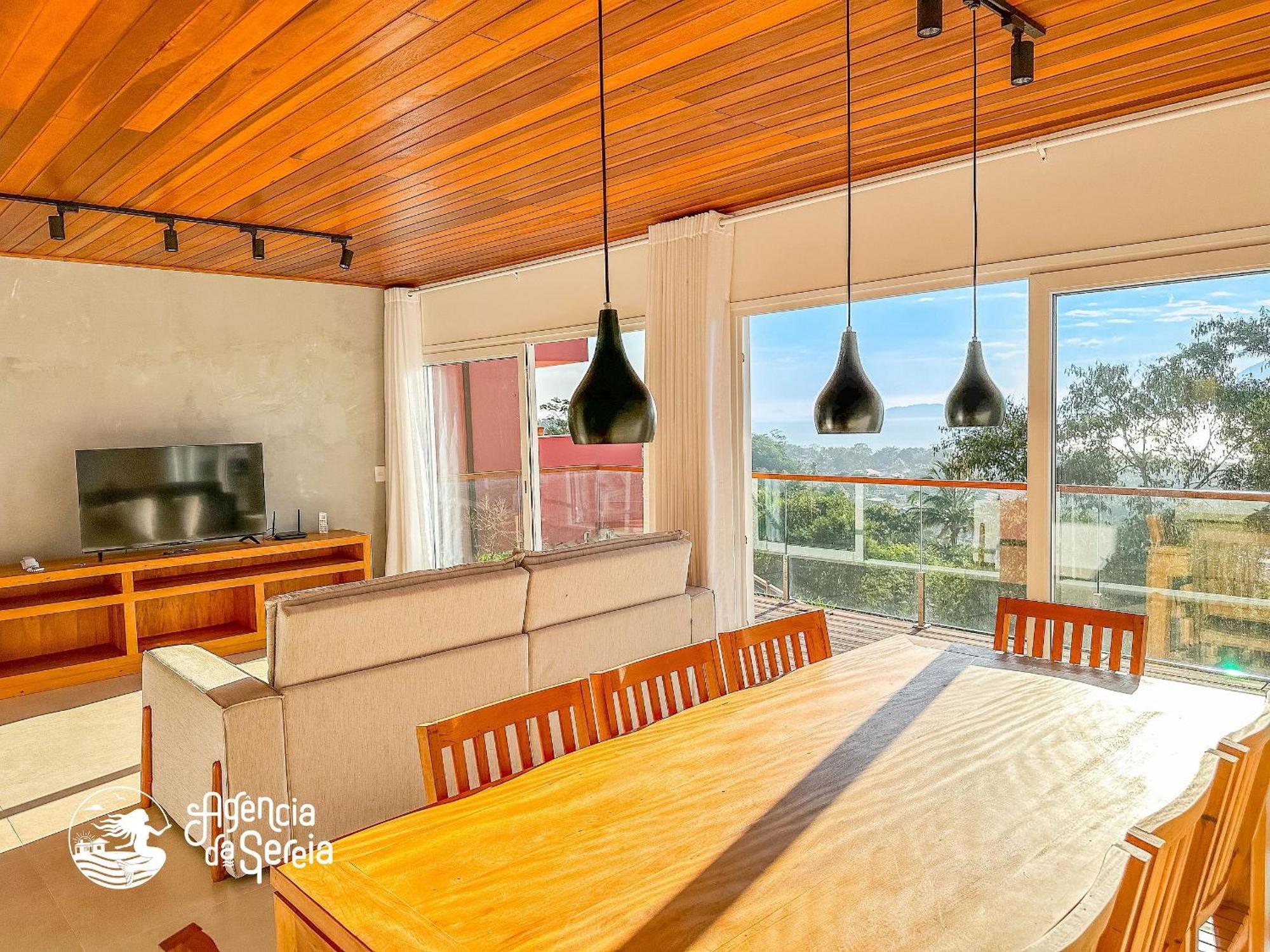 Linda Casa Com Vista Incrivel Em Condominio No Sul Da Ilha イリャベラ エクステリア 写真